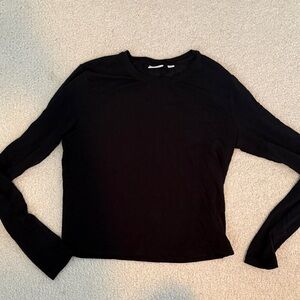 Aritzia Babaton Longsleeve Black Top